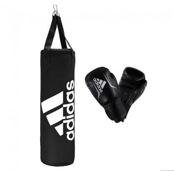 Adidas Boksesæk 90 cm med handsker